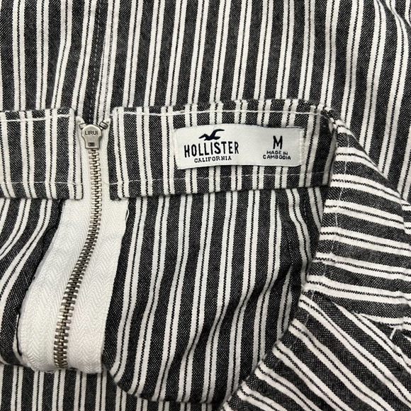 Hollister Ultra High-rise Striped A-line Teddy Mini Skirt Size M - Picture 4 of 6